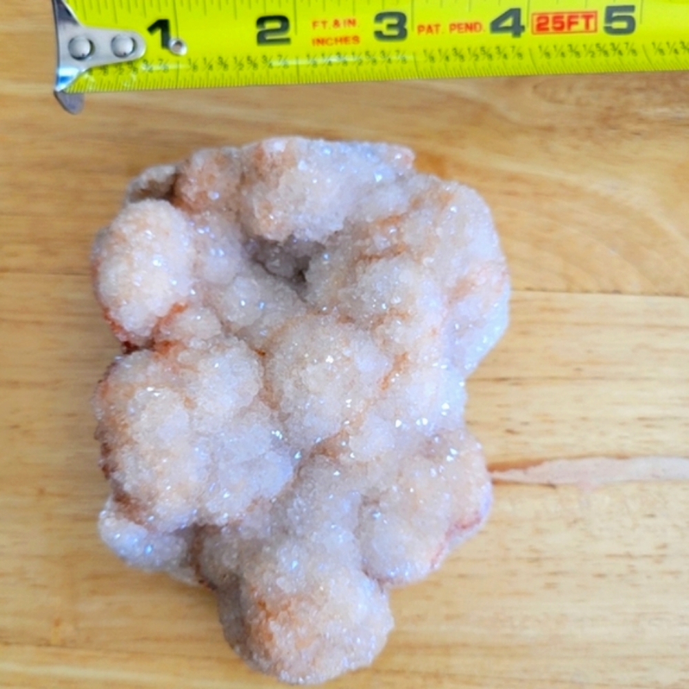 Druzy Quartz Crystal On Lace Agate - Picture 4 of 9